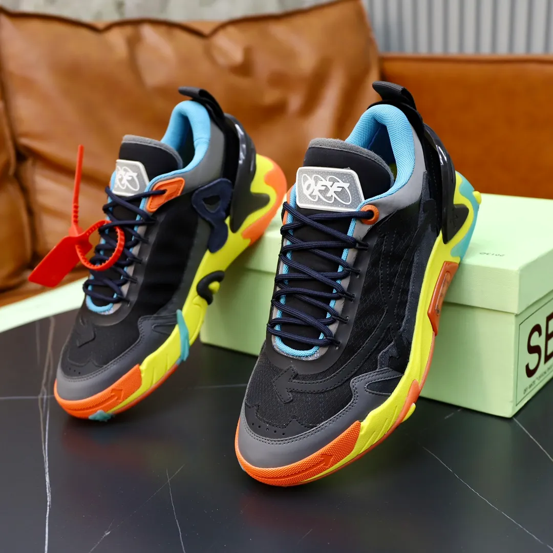 Men's shoes: 330💶[off-white]👫 Original one-to-one replica, high-end quality🥳The latest model has not been listed on the official website yet, the top version. Fabric: Imported open-edge beaded laminated leather Lining: Imported breathable mesh Outsole: Original foam soft, light and wear-resistant Imported TPU combination sole Male 38-44 (customized at 45)